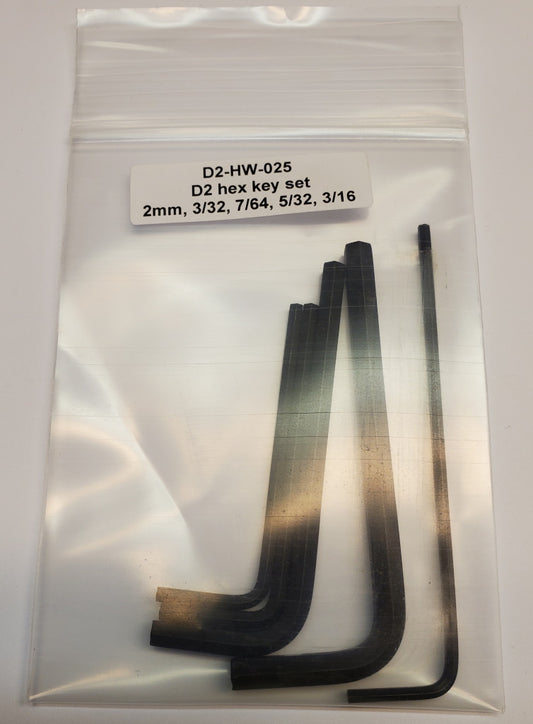 D2 Hex Key Set