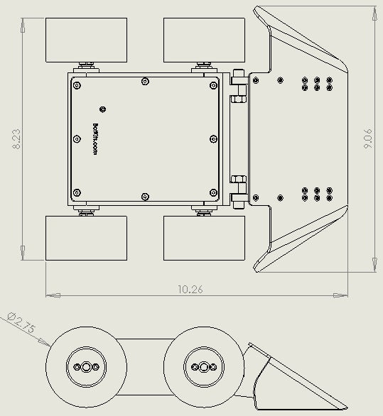 D2 Combat Robot Kit no wedge