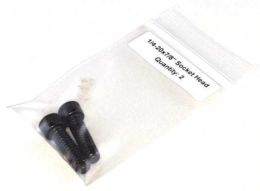 1/4-20 x 7/8" Socket Head Cap Screws (pack of 2)