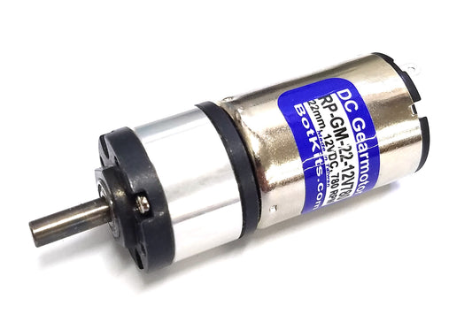 22mm DC Gearmotor with aluminum gearbox